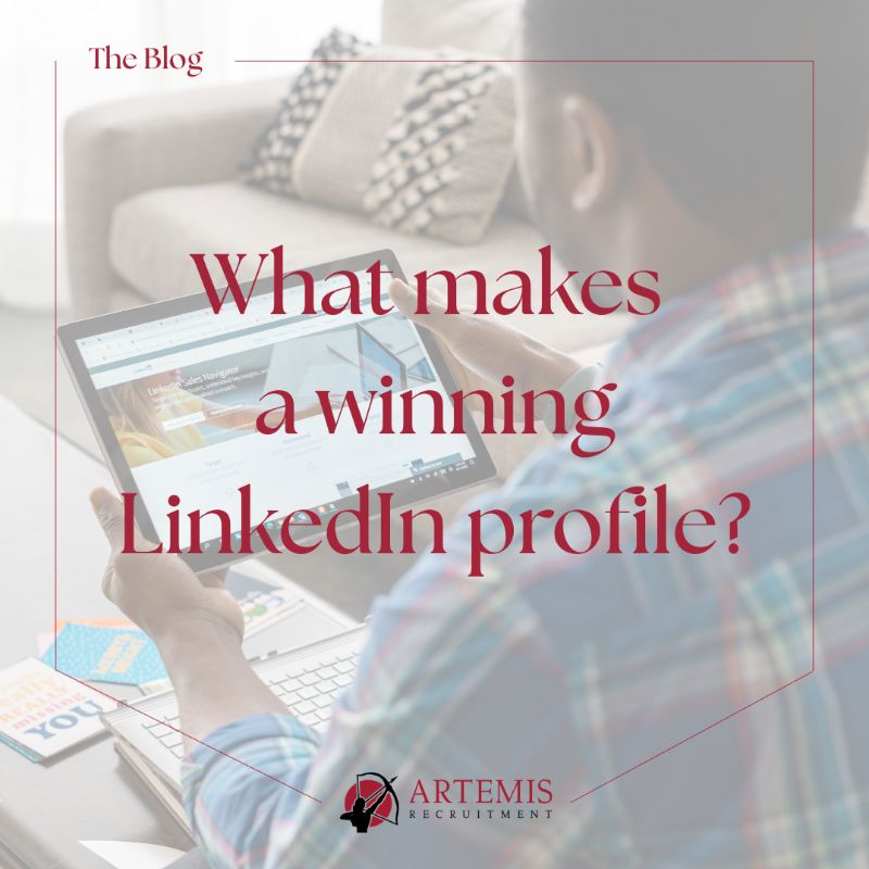 Image representing What makes a winning LinkedIn profile? from Artemis Recruitment Consultants