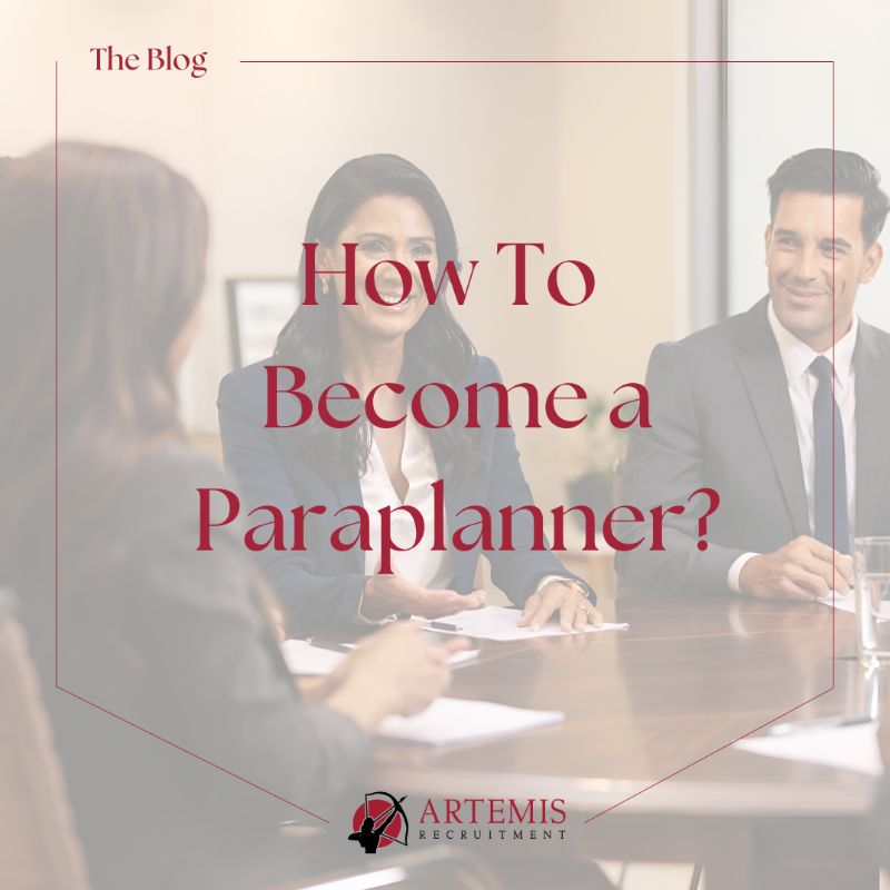 How to become a Paraplanner? news item at Artemis Recruitment Consultants